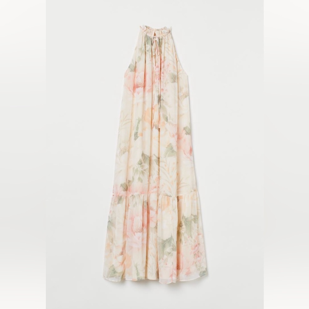 NWT. H&M maxi dress. Beautiful summer pastel colors.